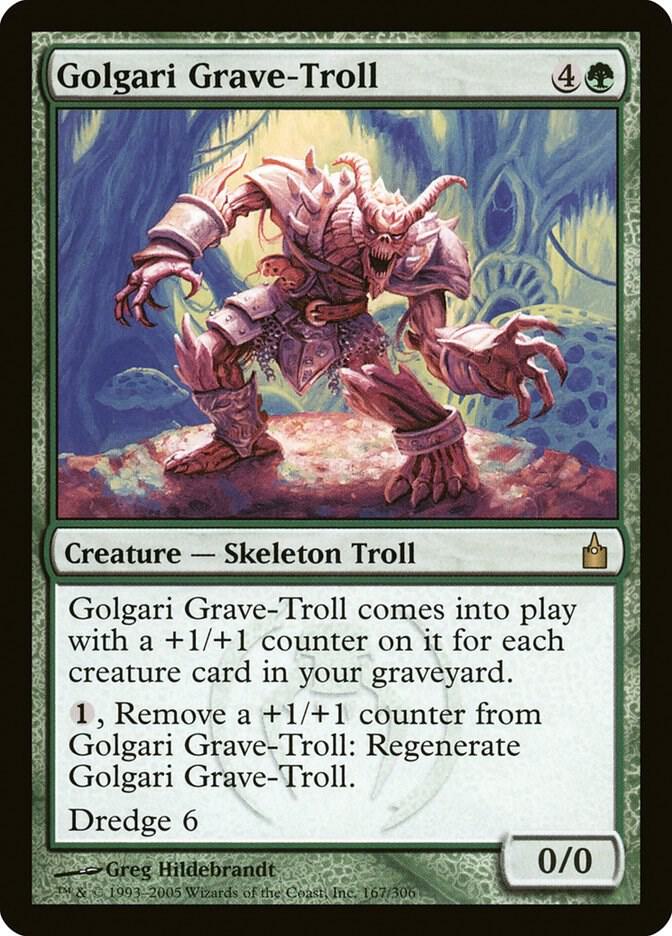 Golgari Grave-Troll [Ravnica: City of Guilds] 167