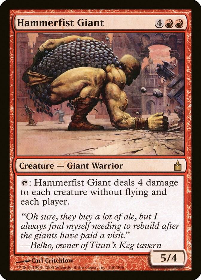 Hammerfist Giant [Ravnica: City of Guilds] 130