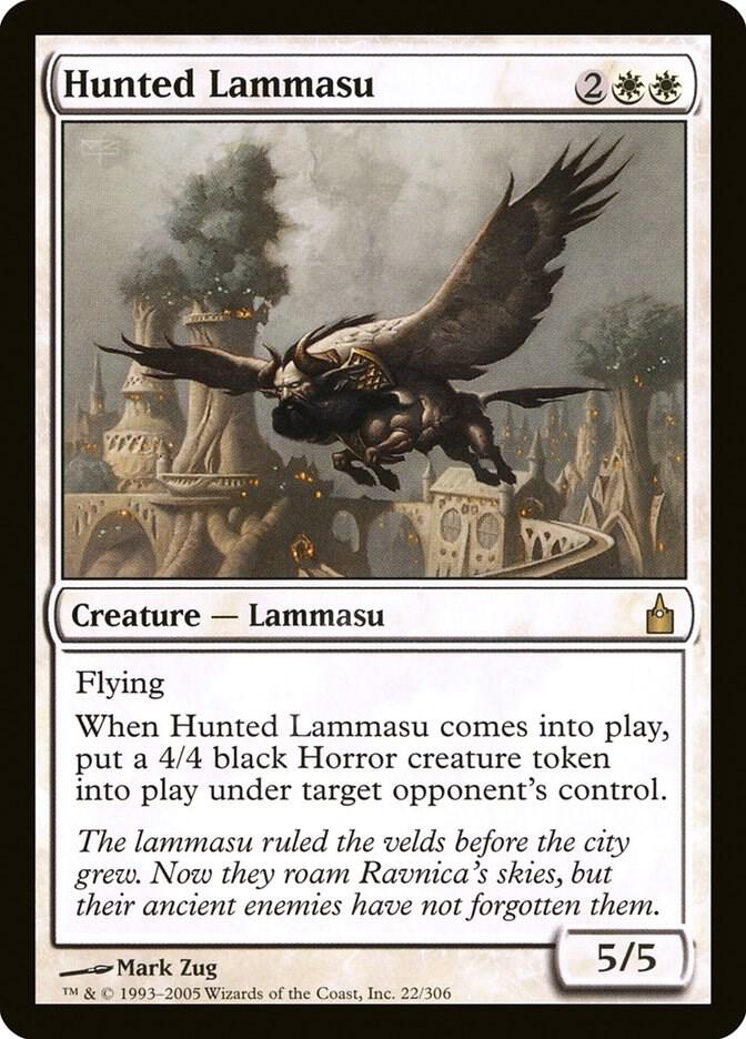 Hunted Lammasu [Ravnica: City of Guilds] 22