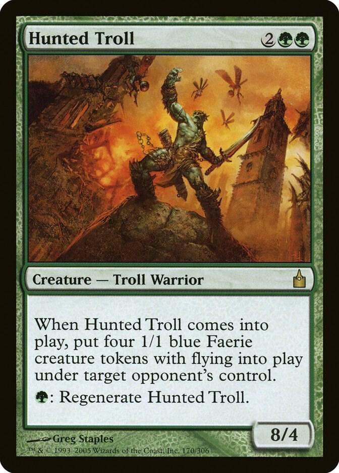 Hunted Troll [Ravnica: City of Guilds] 170