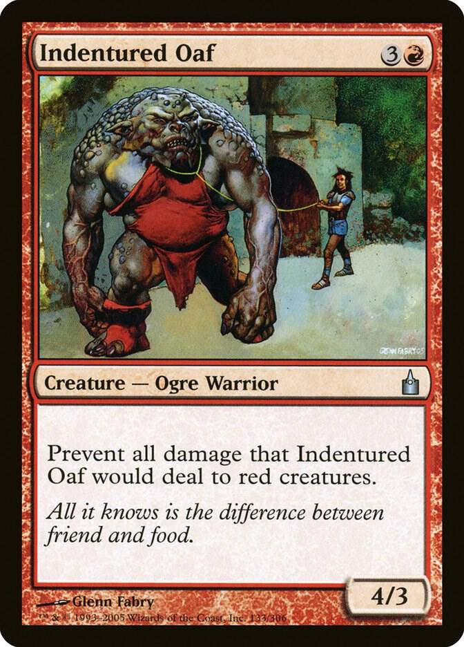 Indentured Oaf [Ravnica: City of Guilds] 133