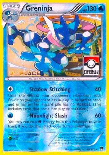 Greninja - 40/122 (Pokemon League) [3rd Place] [League & Championship Cards] 040/122