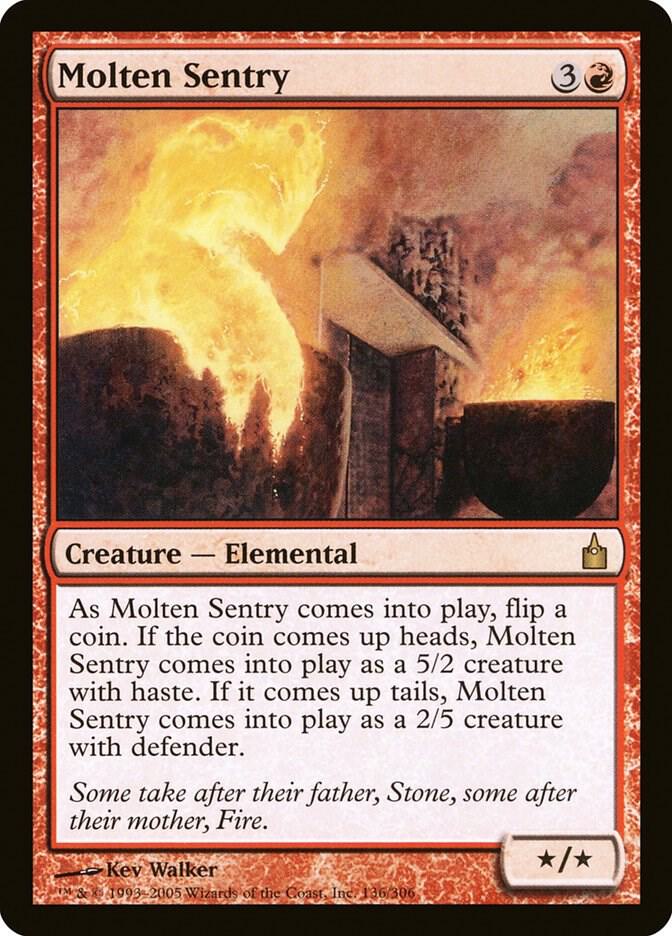 Molten Sentry [Ravnica: City of Guilds] 136