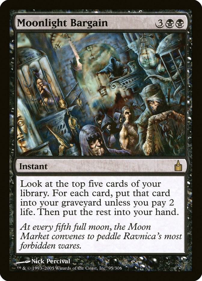 Moonlight Bargain [Ravnica: City of Guilds] 95
