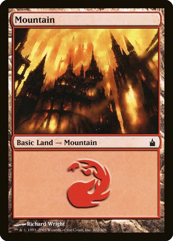 Mountain (302) [Ravnica: City of Guilds] 302