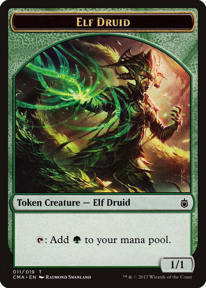 Elf Druid Token (011) [Commander Anthology] 11
