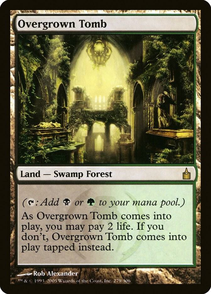 Overgrown Tomb [Ravnica: City of Guilds] 279
