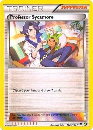 Professor Sycamore - 107a/122 (Holofoil) [Alternate Art Promos] 107a/122