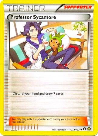 Professor Sycamore - 107a/122 (Non-Holo) [Alternate Art Promos] 107a/122