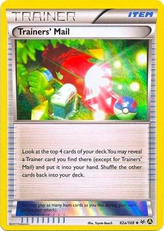 Trainers' Mail - 92a/108 (Holo) [Alternate Art Promos] 092a/108