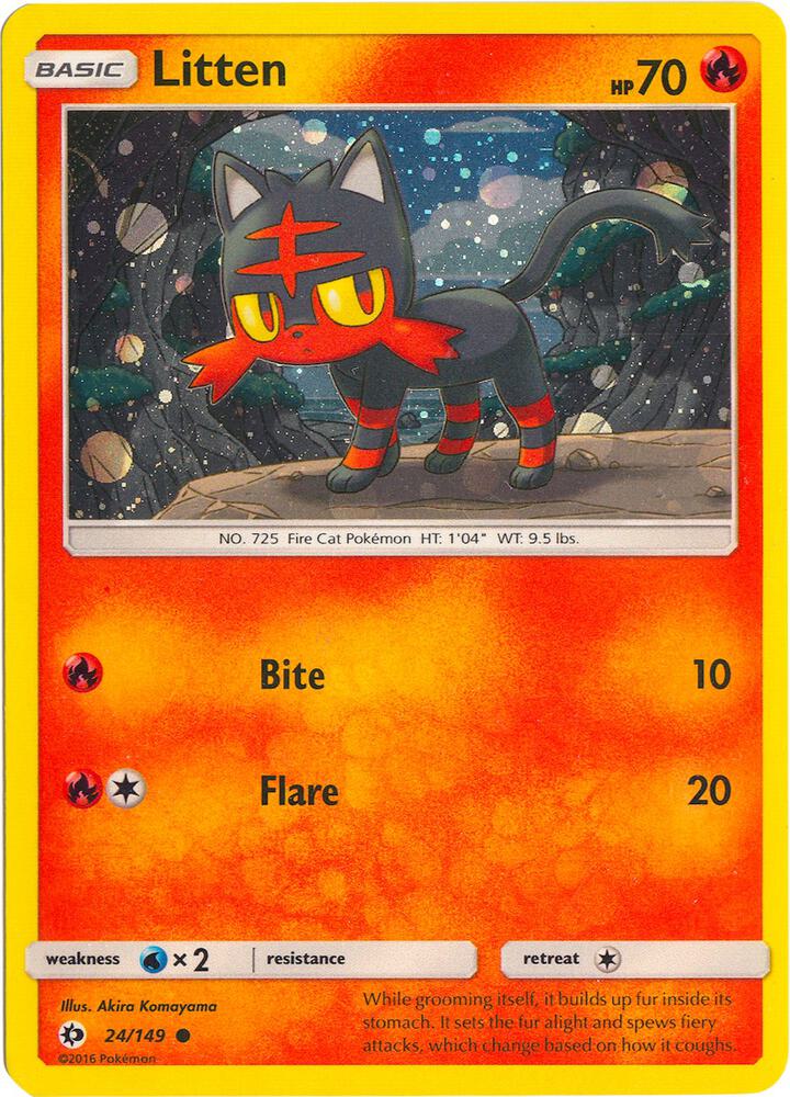 Litten - 24/149 (Cosmos Holo) [Miscellaneous Cards & Products] 024/149