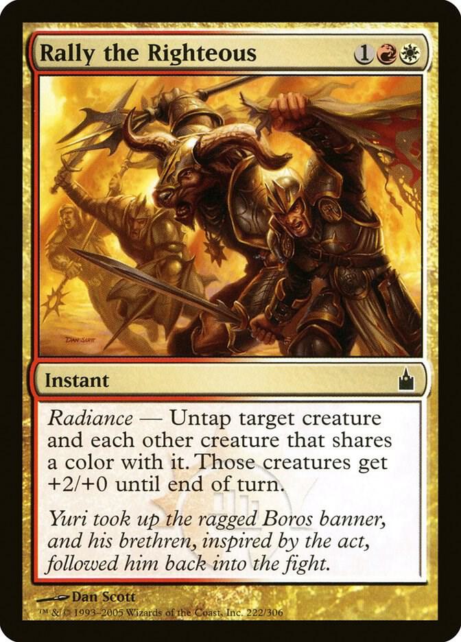 Rally the Righteous [Ravnica: City of Guilds] 222