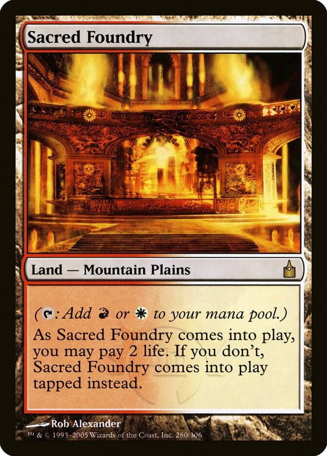 Sacred Foundry [Ravnica: City of Guilds] 280