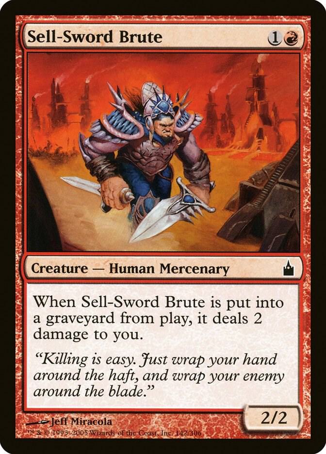 Sell-Sword Brute [Ravnica: City of Guilds] 142