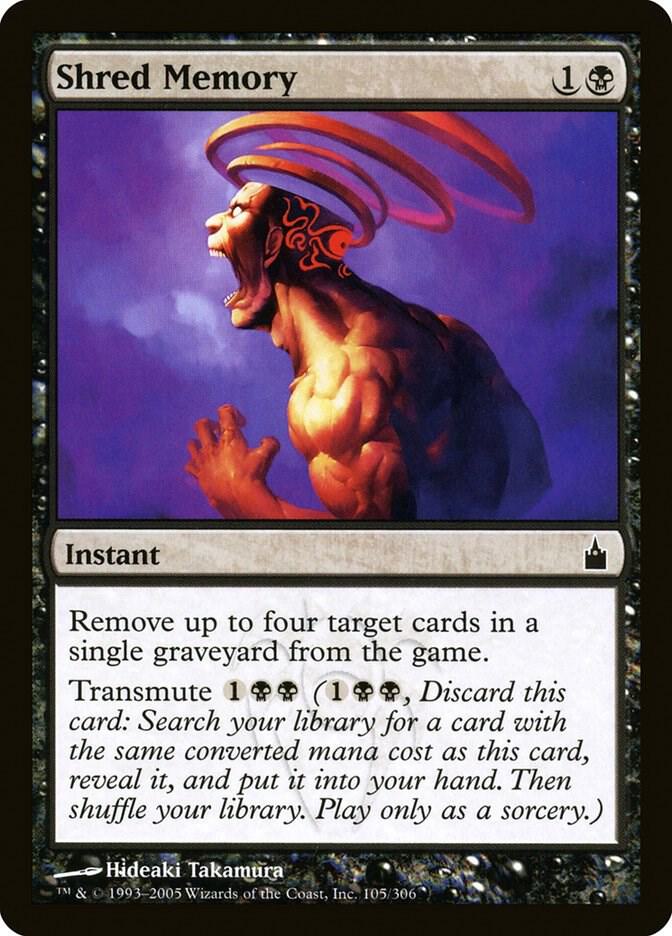 Shred Memory [Ravnica: City of Guilds] 105