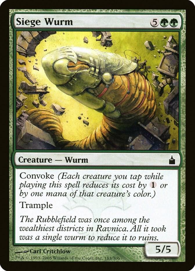 Siege Wurm [Ravnica: City of Guilds] 183