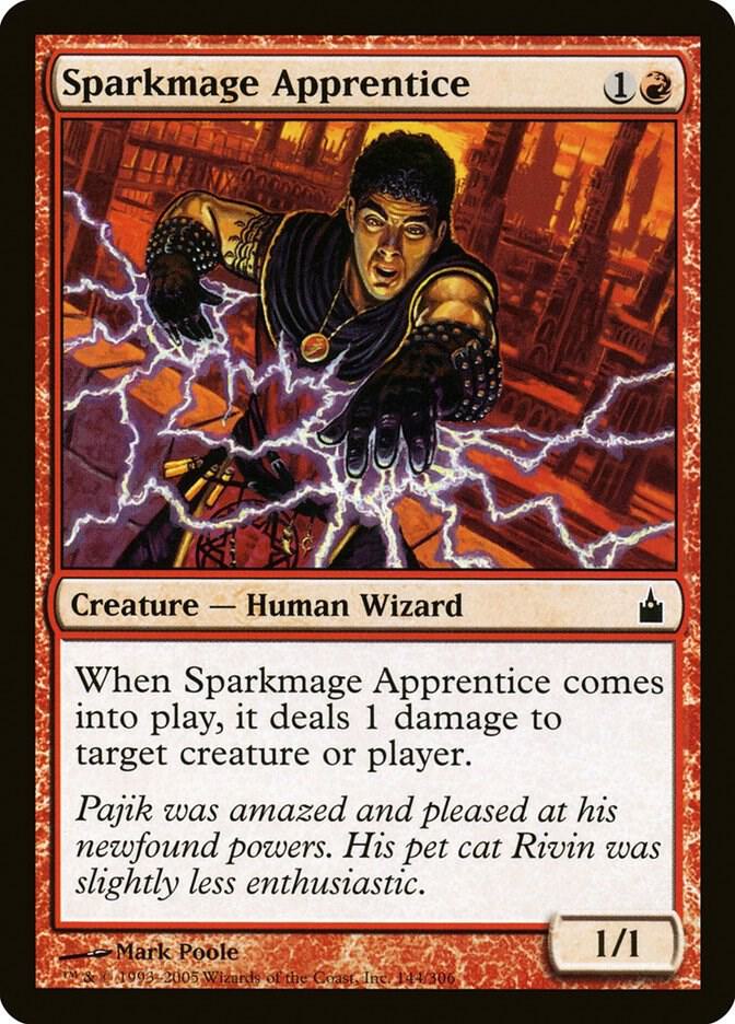 Sparkmage Apprentice [Ravnica: City of Guilds] 144