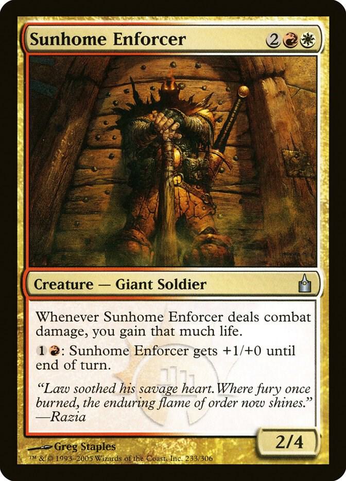 Sunhome Enforcer [Ravnica: City of Guilds] 233
