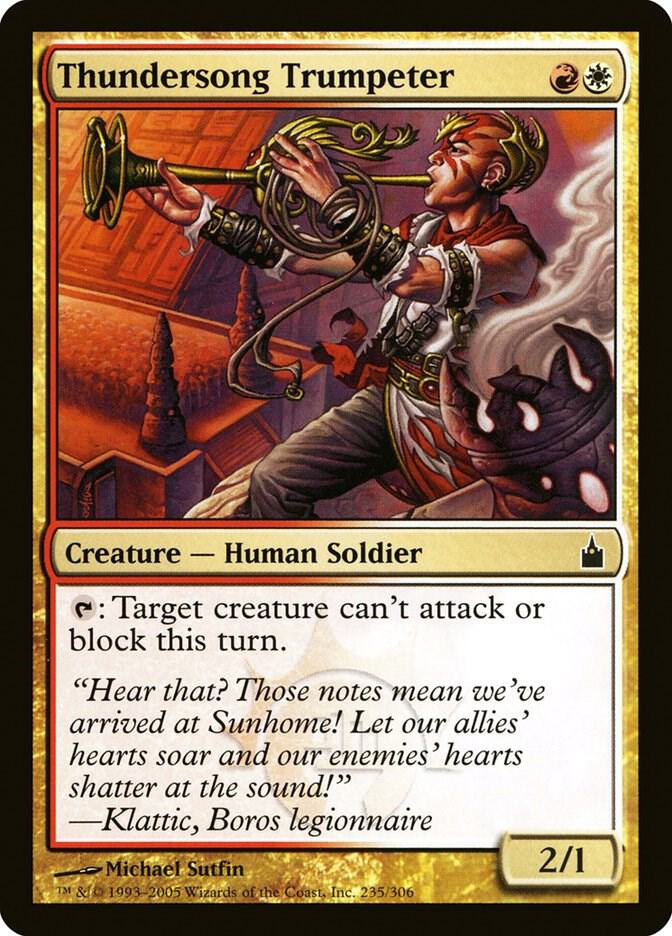 Thundersong Trumpeter [Ravnica: City of Guilds] 235