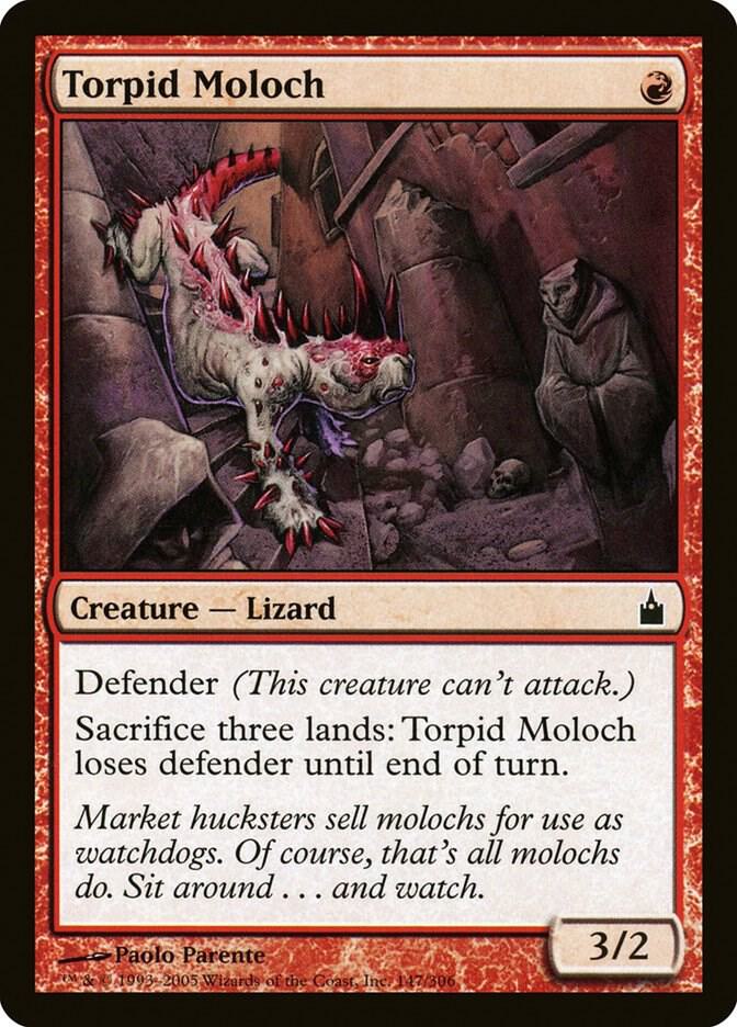 Torpid Moloch [Ravnica: City of Guilds] 147