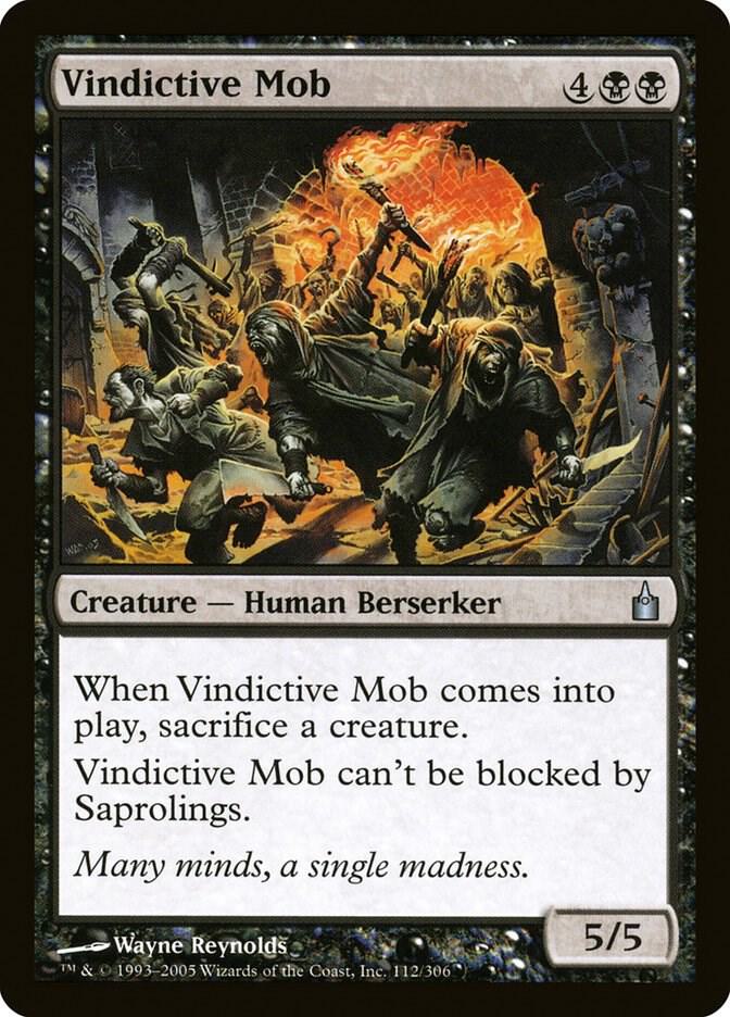 Vindictive Mob [Ravnica: City of Guilds] 112