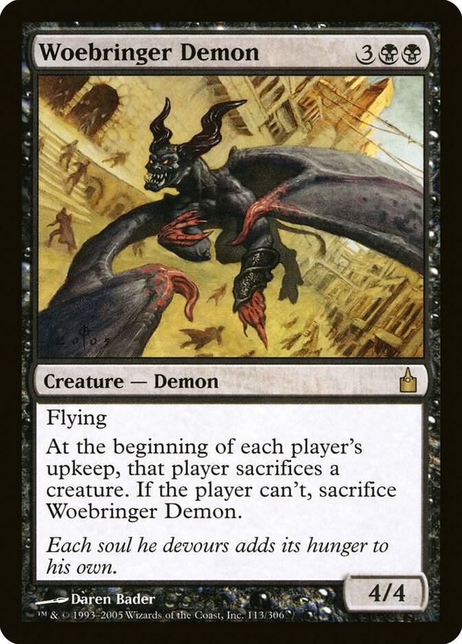 Woebringer Demon [Ravnica: City of Guilds] 113