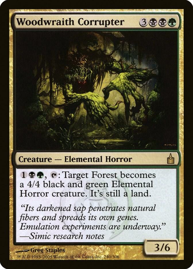 Woodwraith Corrupter [Ravnica: City of Guilds] 240