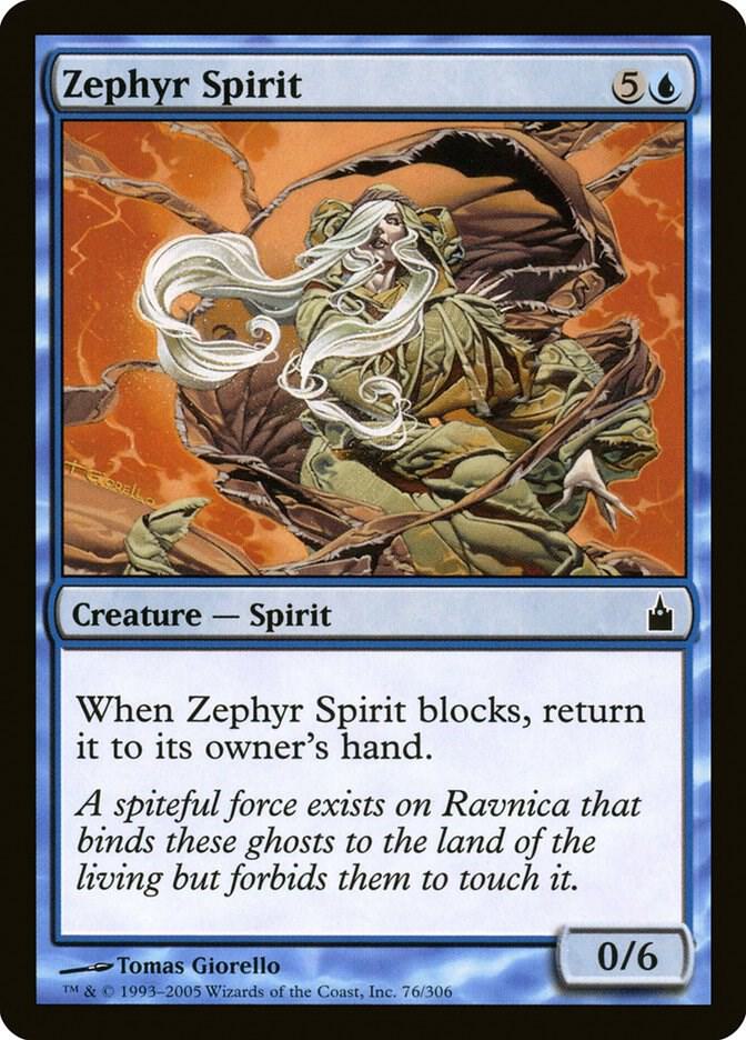 Zephyr Spirit [Ravnica: City of Guilds] 76