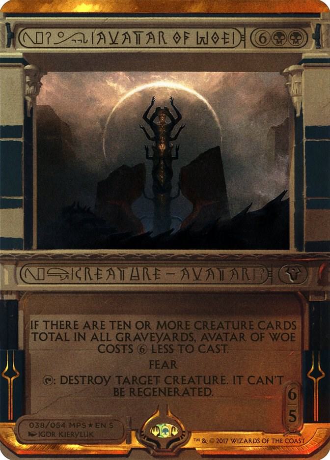 Avatar of Woe [Masterpiece Series: Amonkhet Invocations] 38