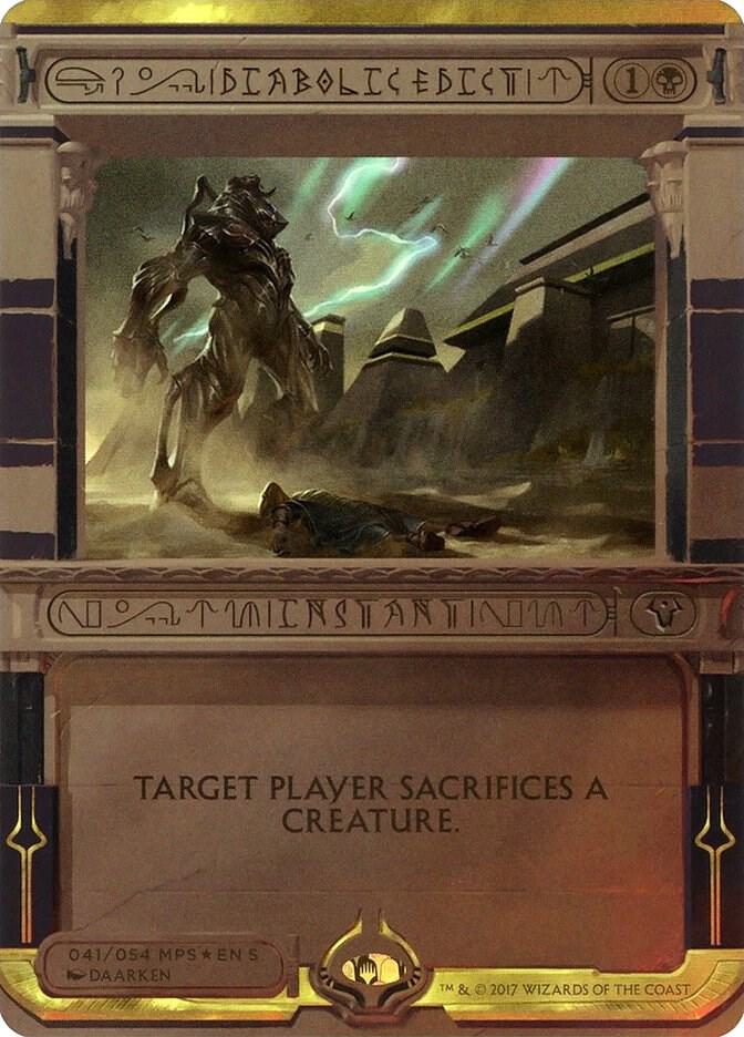Diabolic Edict [Masterpiece Series: Amonkhet Invocations] 41