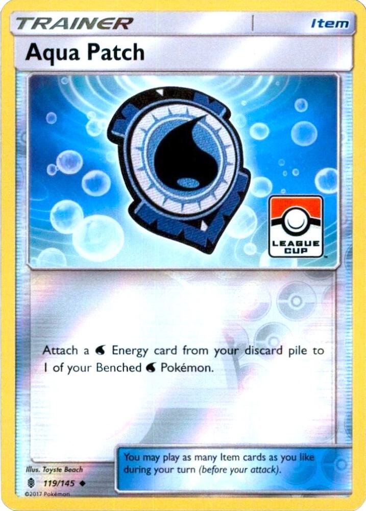 Aqua Patch - 119/145 (League Cup) [League & Championship Cards] 119/145