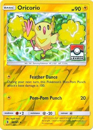 Oricorio - 46/145 (Pokemon League) [League & Championship Cards] 046/145