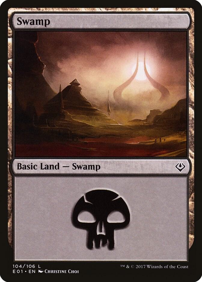 Swamp (104) [Archenemy: Nicol Bolas] 104