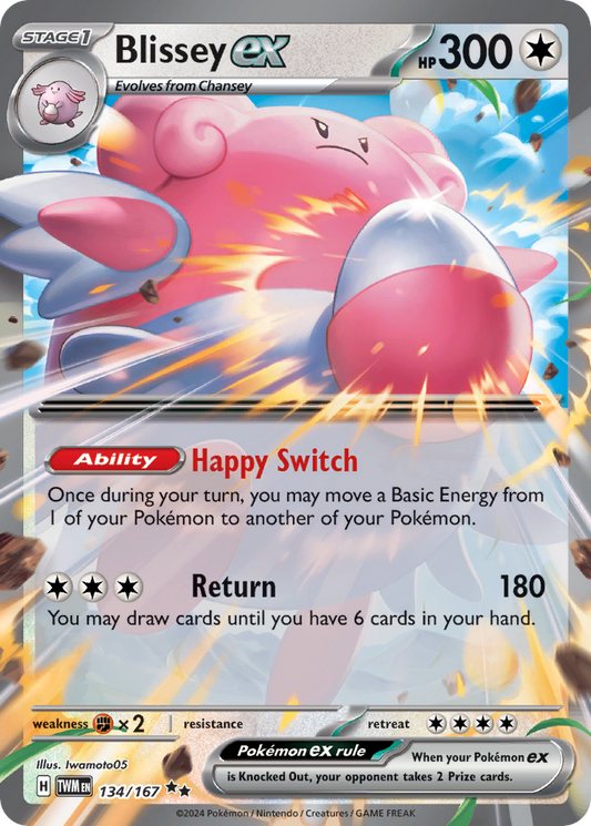 Blissey ex - 134/167 Twilight Masquerade