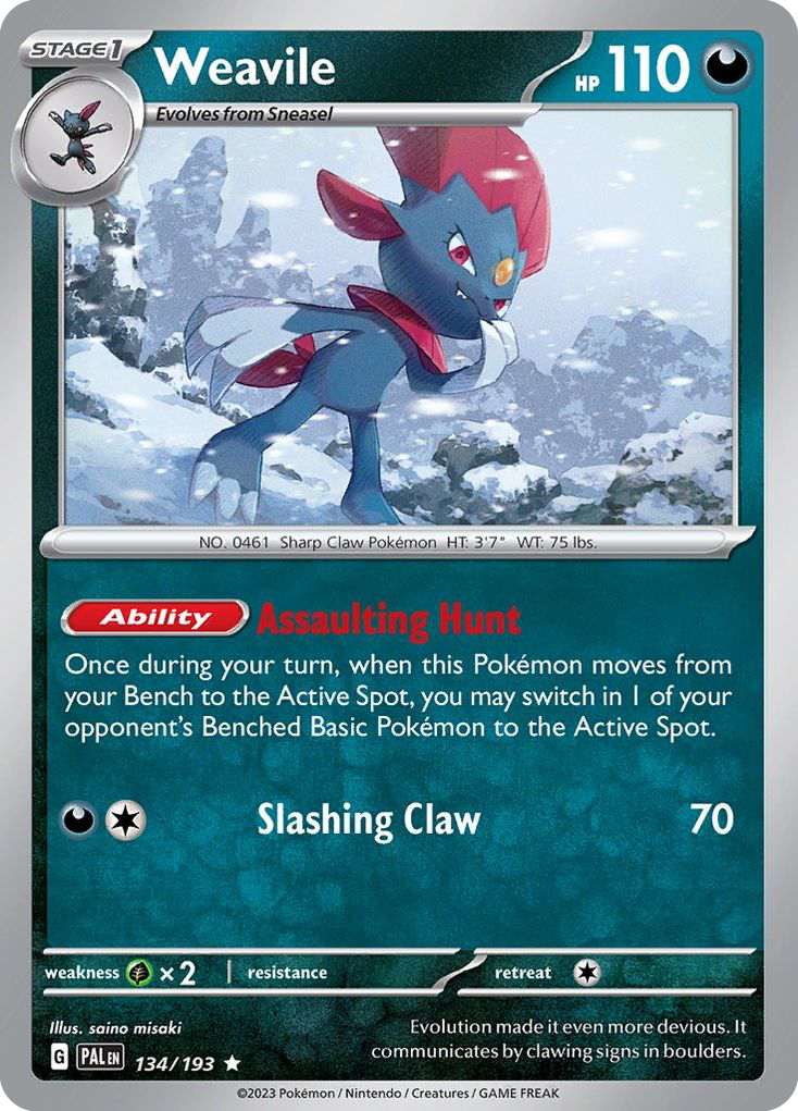 Weavile - 134/193 Paldea Evolved