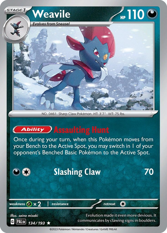 Weavile - 134/193 Paldea Evolved