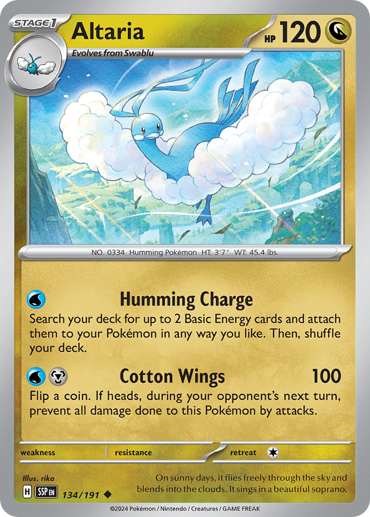 Altaria - 134/191 Surging Sparks