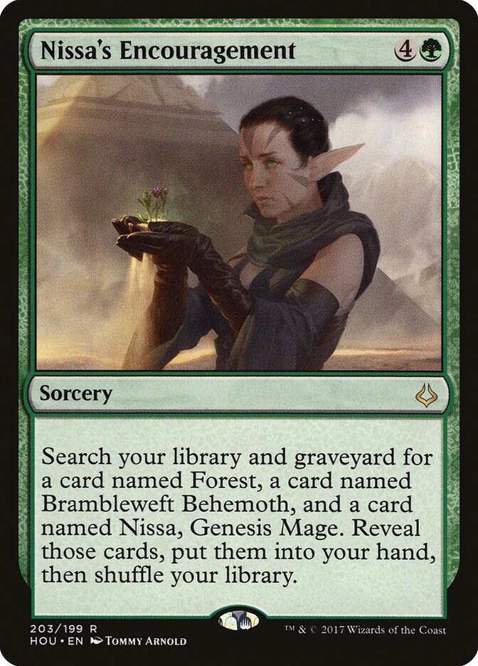 Nissa's Encouragement [Hour of Devastation] 203