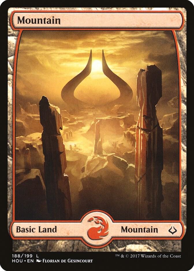 Mountain (188) - Full Art [Hour of Devastation] 188