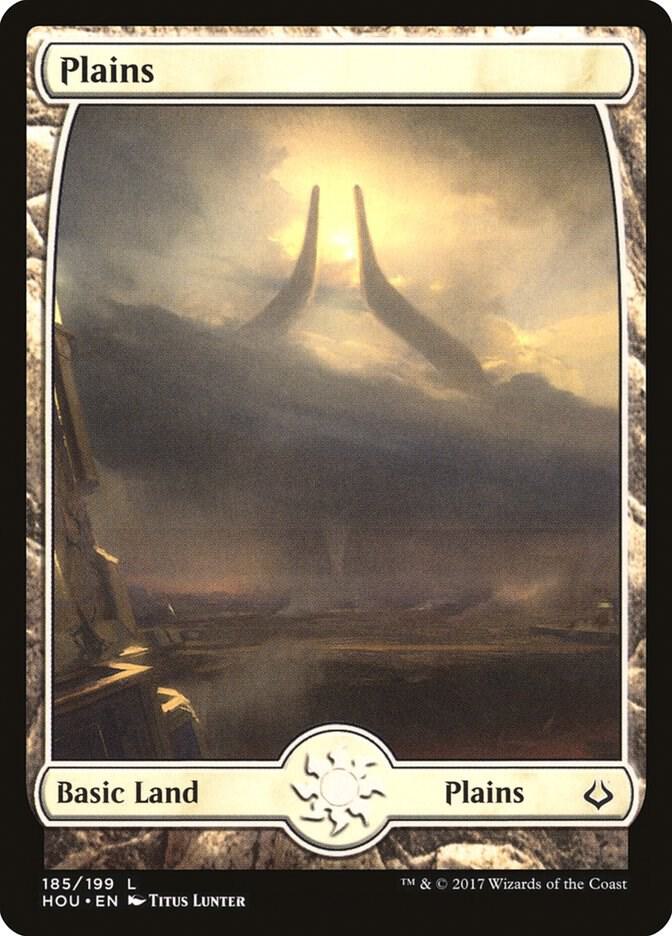 Plains (185) - Full Art [Hour of Devastation] 185
