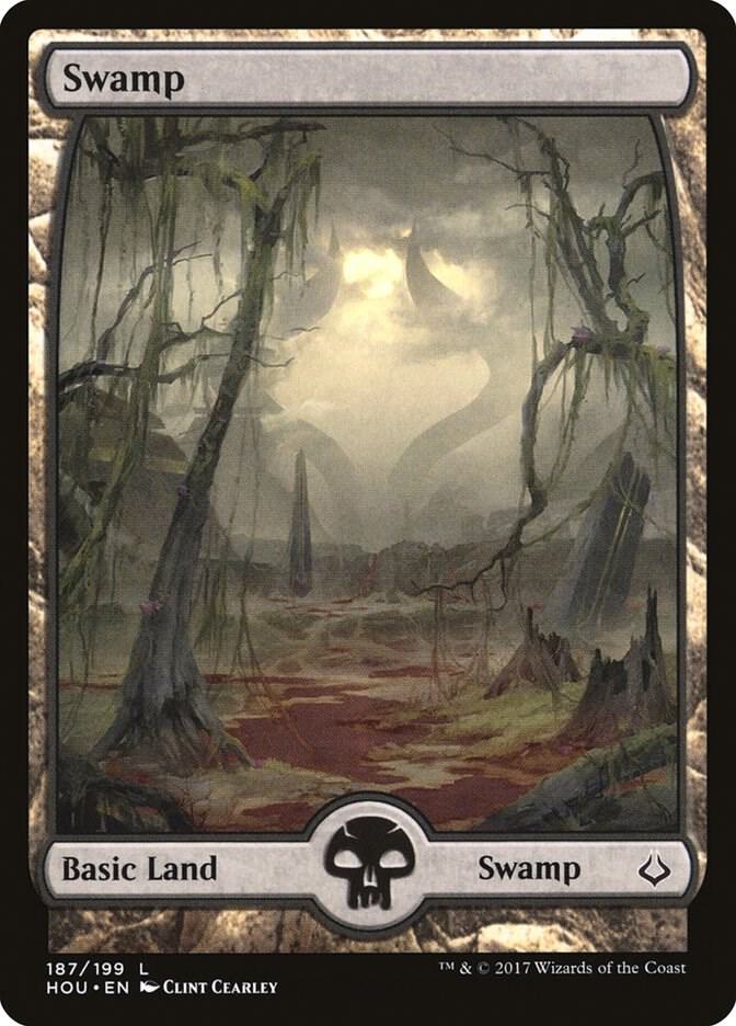 Swamp (187) - Full Art [Hour of Devastation] 187