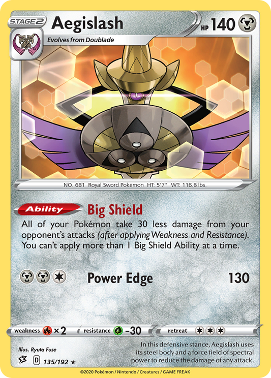 Aegislash - 135/192 Rebel Clash