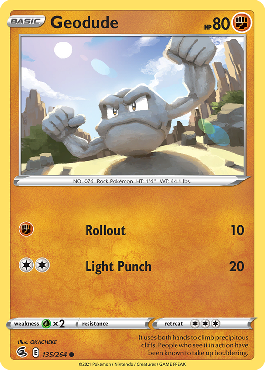 Geodude - 135/264 Fusion Strike