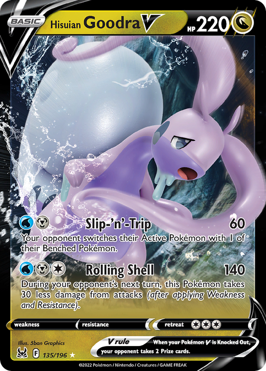 Hisuian Goodra V - 135/196 Lost Origin