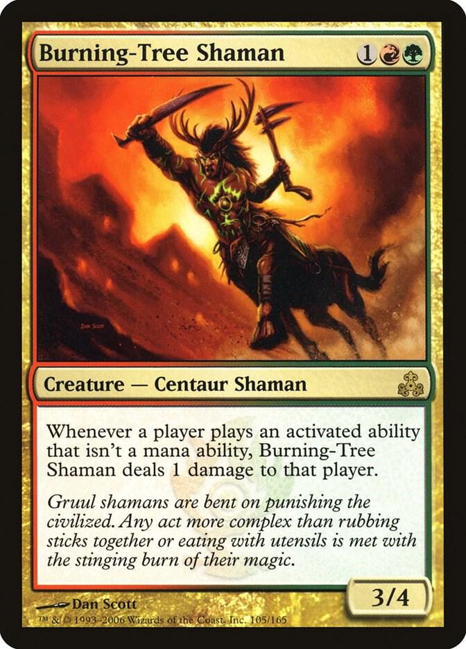 Burning-Tree Shaman [Guildpact] 105