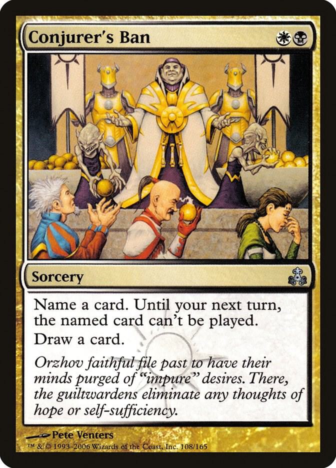 Conjurer's Ban [Guildpact] 108