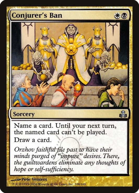 Conjurer's Ban [Guildpact] 108