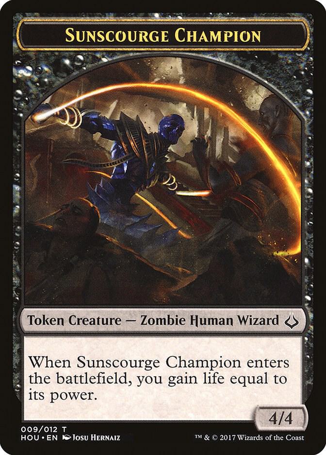 Sunscourge Champion Token [Hour of Devastation] 9