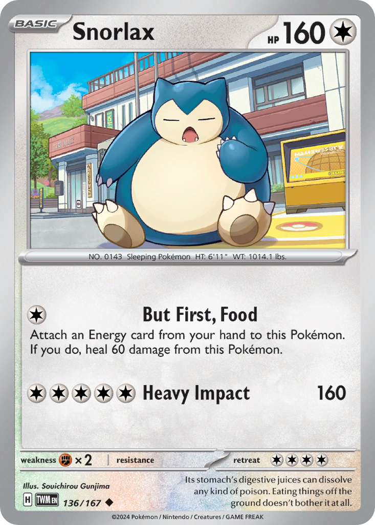 Snorlax - 136/167 Twilight Masquerade