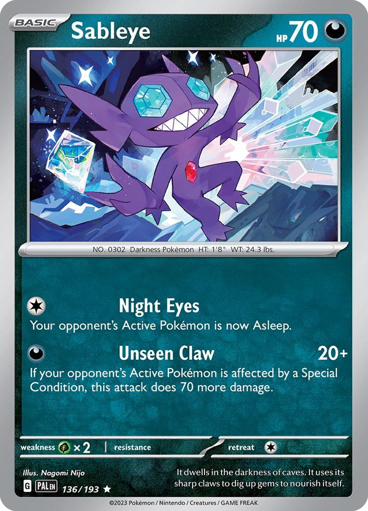 Sableye - 136/193 Paldea Evolved